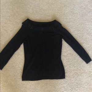 Black Cowl Neck Sweater